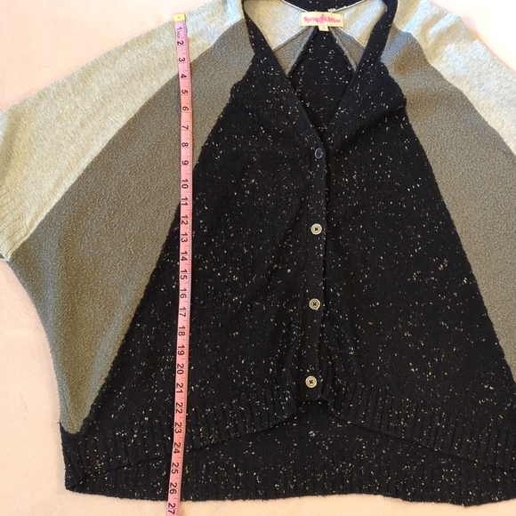 Spring & Clifton Multi Knit Oversized Drapey Sweater - Picture 6 of 13